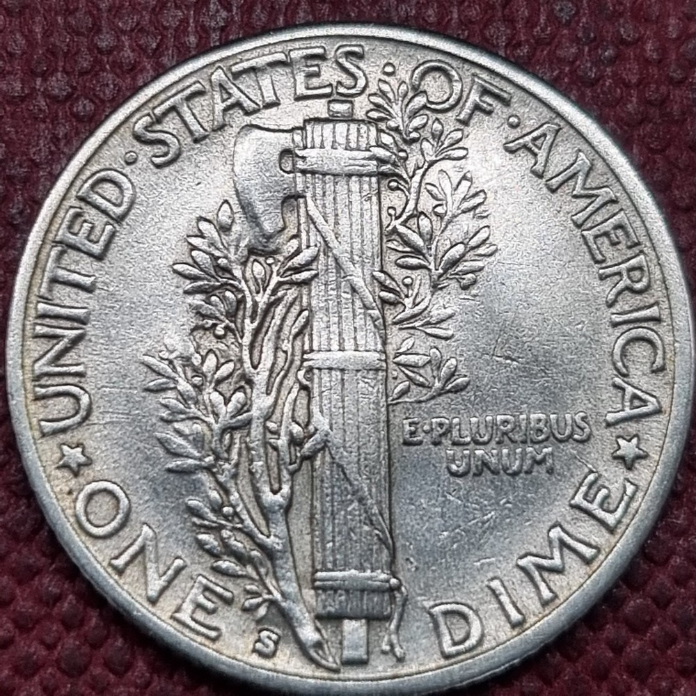 1929 S Mercury Dime 10c High Grade #100207
