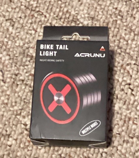 Acrunu Bike Tail Light with Multiple Modes