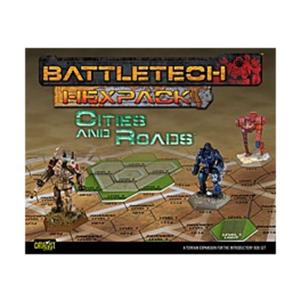 Catalyst Battletech Hexpack - Cities and Roads VG+/NM