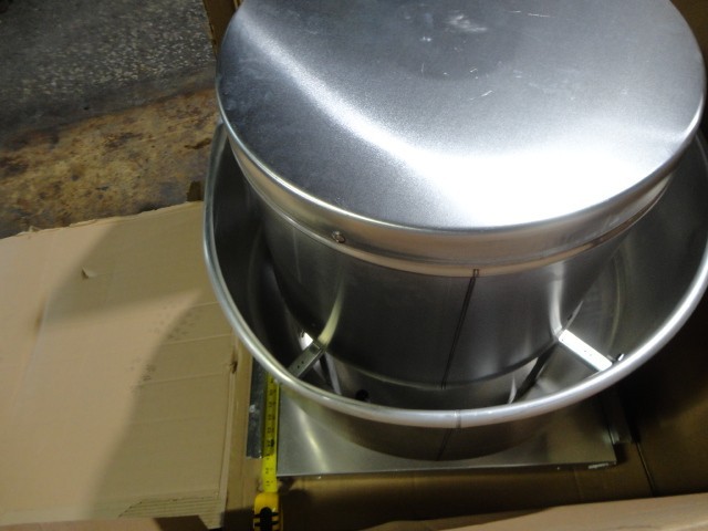 Upblast Exhaust Fan Belt Drive Motor 115v ACCUREX XCUBE-160-10-1-26-6