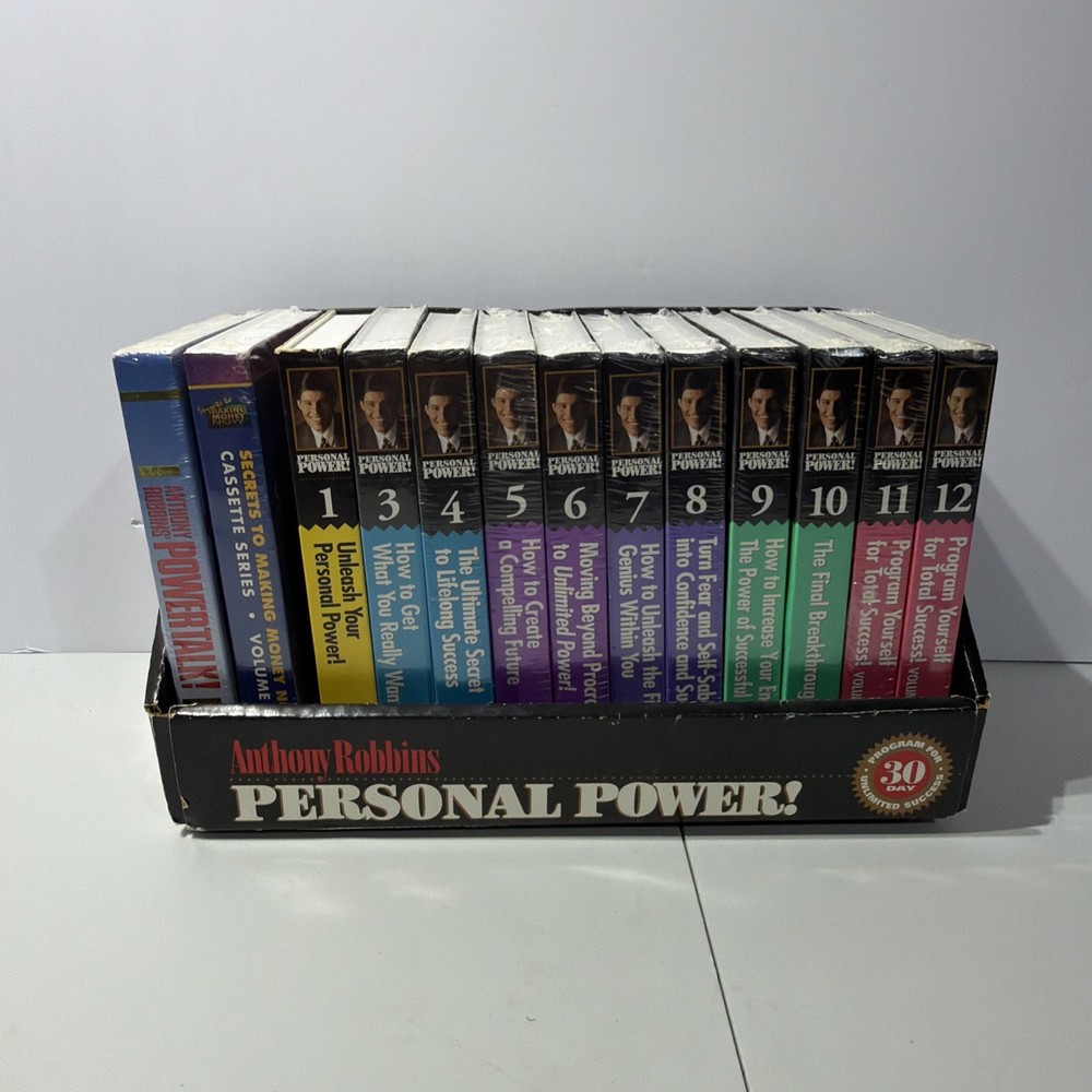 Anthony Robbins Personal Power 30 Day Program Cassetts Set Missing Disc 2!