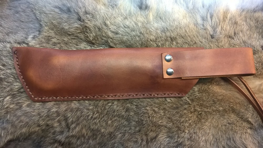 Handmade Leather Sheath for Bahco Laplander Folding Saw