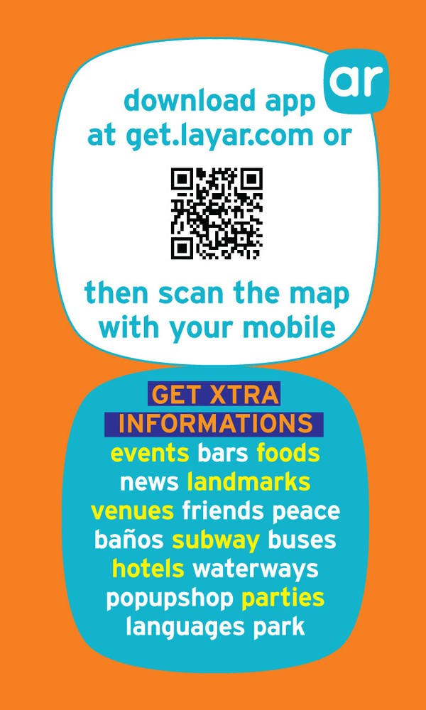 Map Laminated Manhattan Pay As You Wish NYC