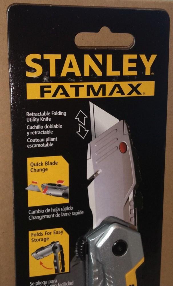 Stanley FatMax Folding Retractable Utility Knife FMHT10283