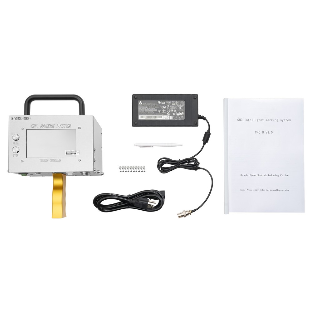 40mm/s Handheld Touch Screen Dot Peen Marking Machine for VIN Code Chassis 120W