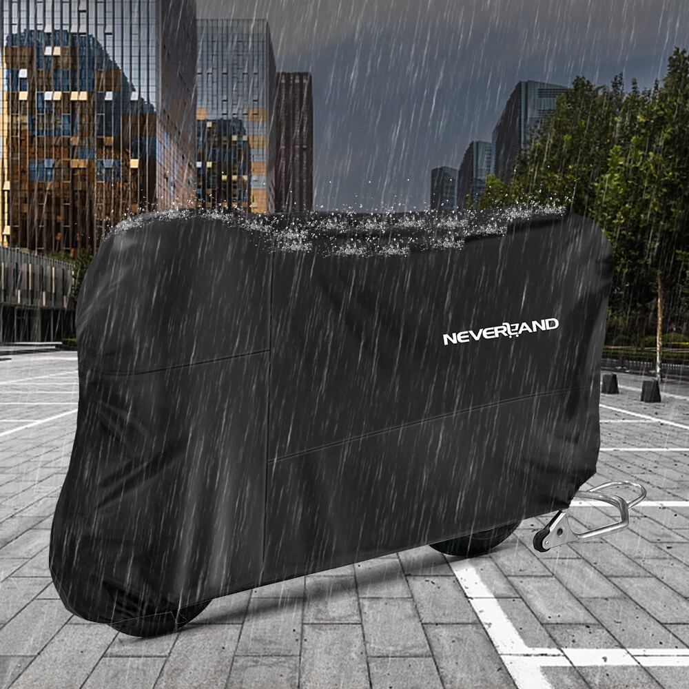 NEVERLAND XL Motorcycle Cover Waterproof Heavy Duty Storage Outdoor Protector