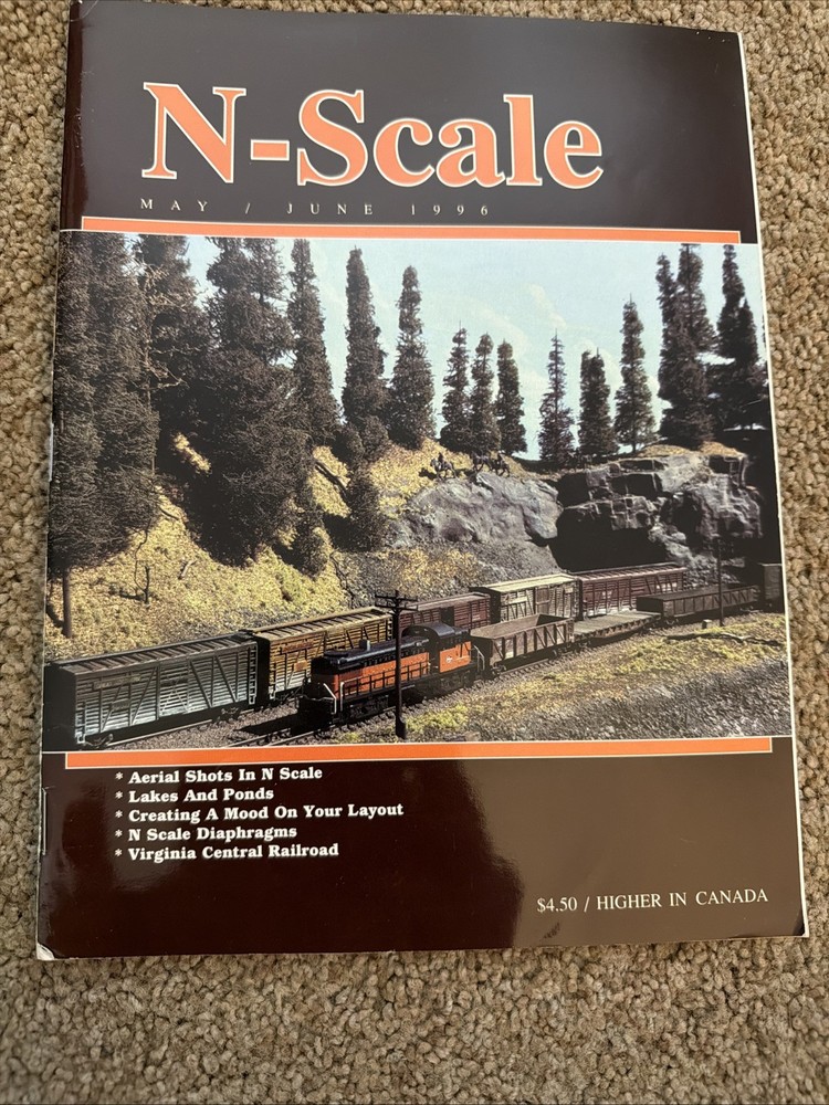 3 N-Scale Magazines 1996