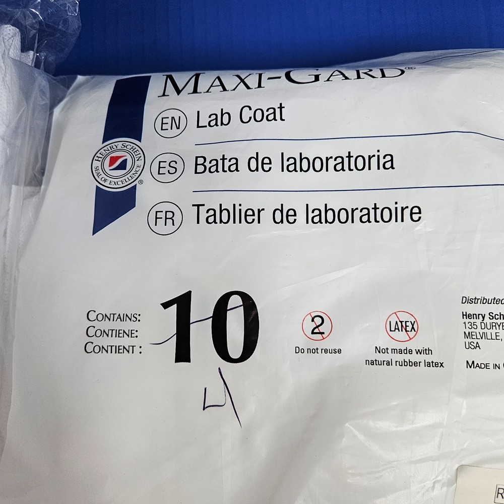 White Lab Coats, Small and XL only
