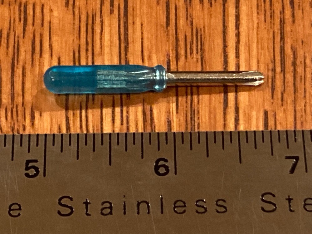 Miniature Phillips Screwdriver ( 1-3/4" long )