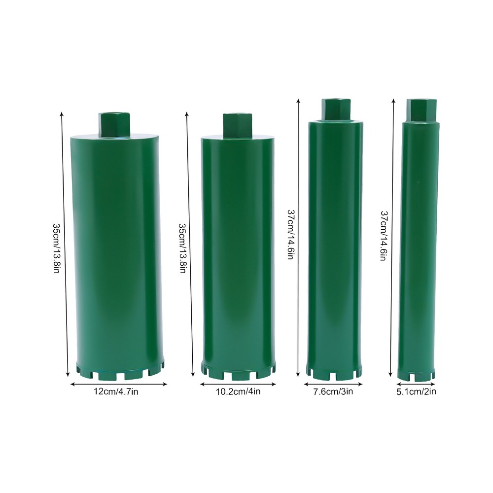 2in /3in /4in/ 5in Sets Wet Diamond Core Drill Bits Concrete Brick Drilling Bits