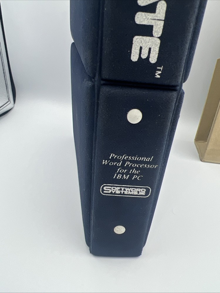 1982 MultiMate Pro Word Processor for IBM PC Manual +5 floppy disks, Good Cond!