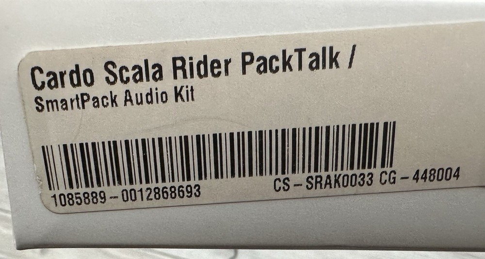 Cardo Systems Packtalk Audio and Microphone Kit SRAK0033