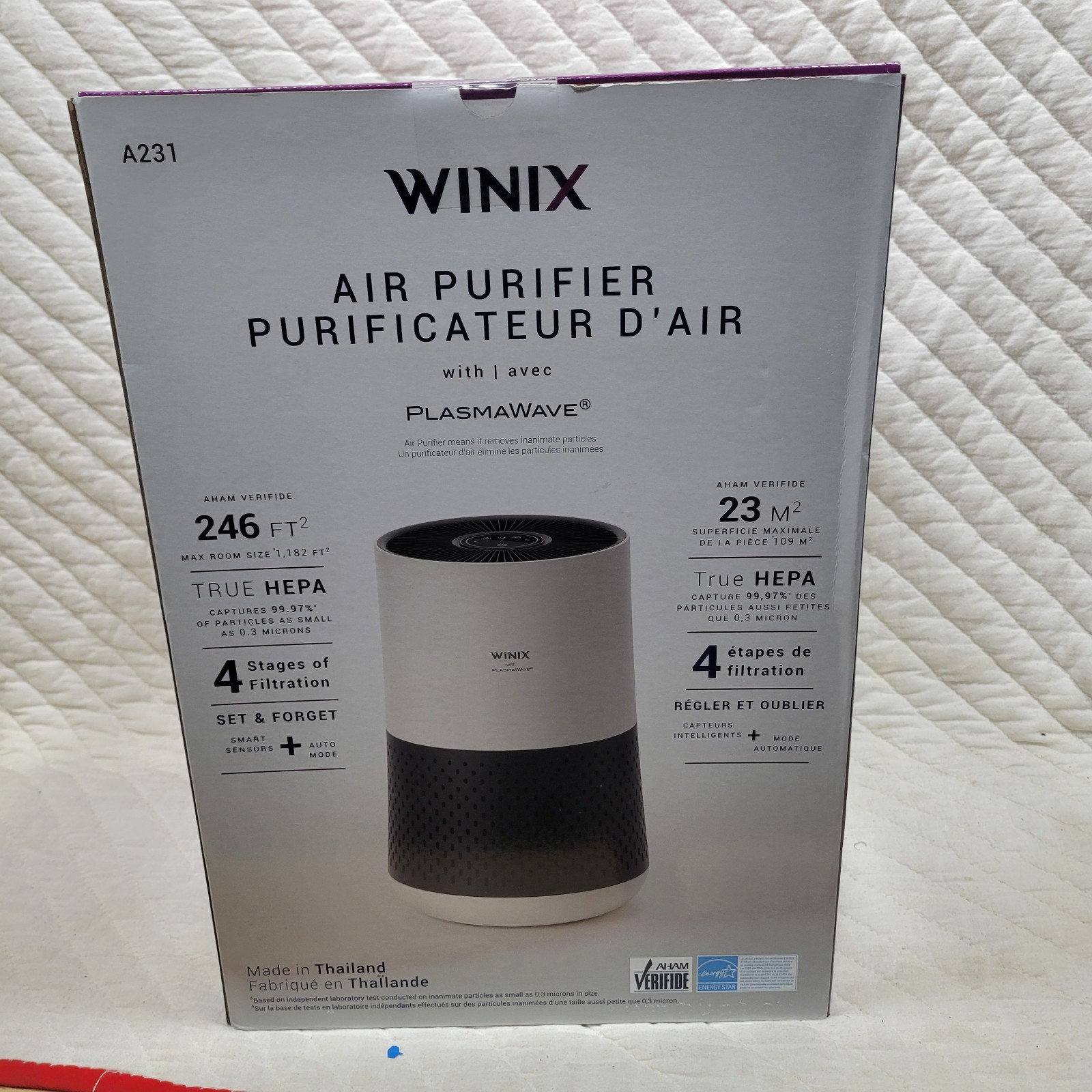 WINIX 360° All-in-One 4-Stage True HEPA Air Purifier with PlasmaWave® Technology