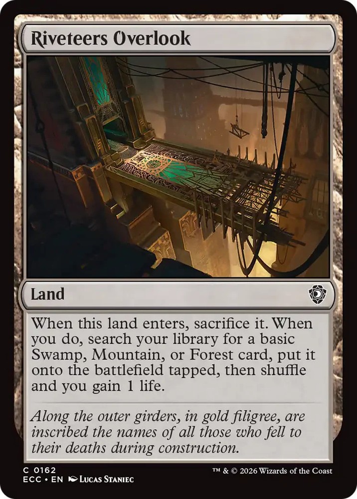Riveteers Overlook [Lorwyn Eclipsed Commander]