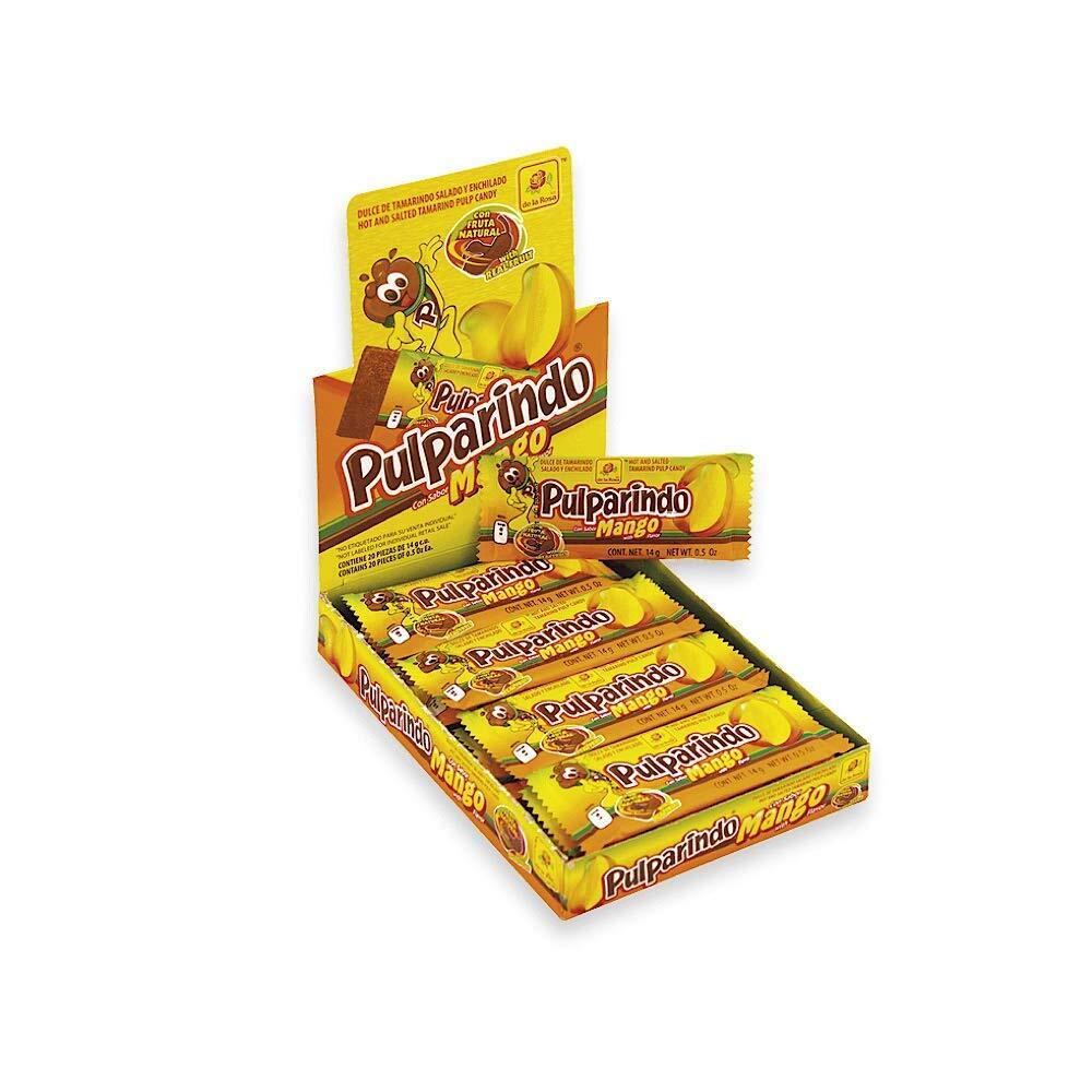 Pulparindo Mango Candy ( 0.49 Ounce, 20 Count )