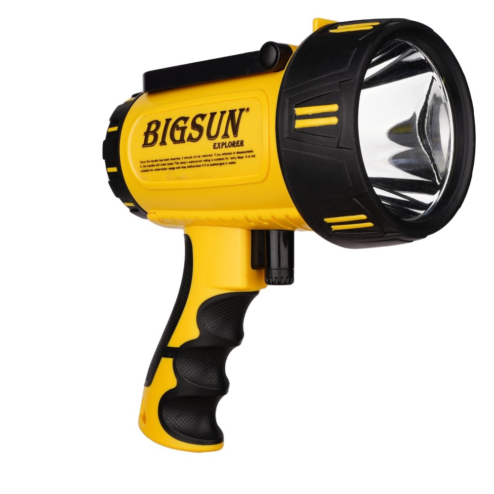 Explorer LED Spotlight Flashlight, High Lumens Rechargeable 10000mAh Lithium-...