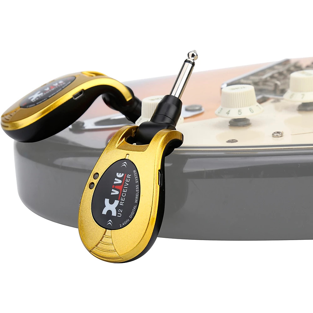 XVive U2 Guitar Wireless System Gold
