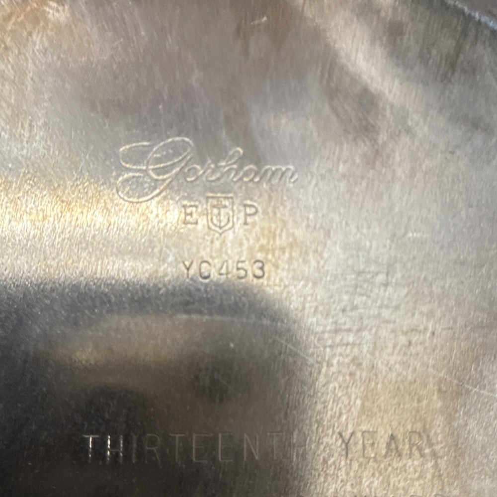 Gorham Silverplate Oval Platter Tray