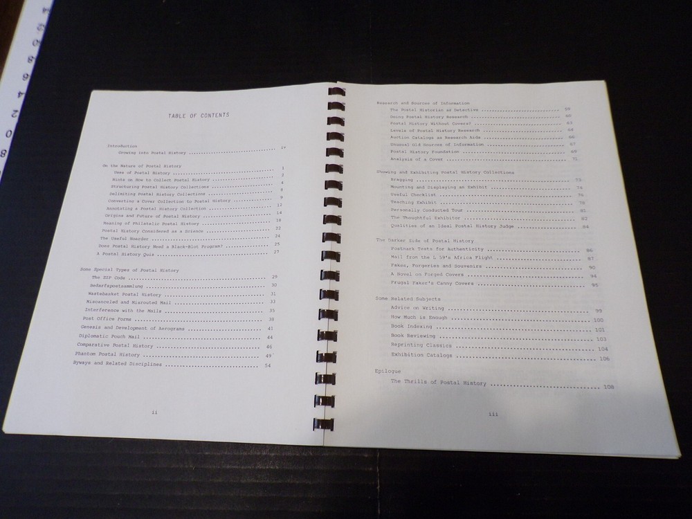 A book of Postal History, Cohn 1988 (L27)