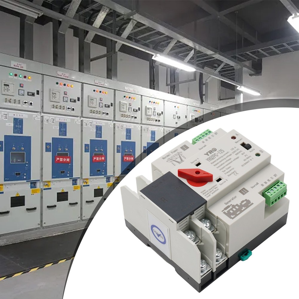 2P 125A Dual Power Automatic Transfer Switch Fit Generator Changeover Switch
