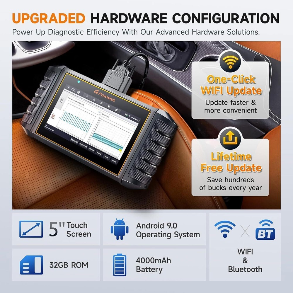 For Nissan Bidirectional Automotive OBD2 Scanner Car Diagnostic Tool E-CU Coding