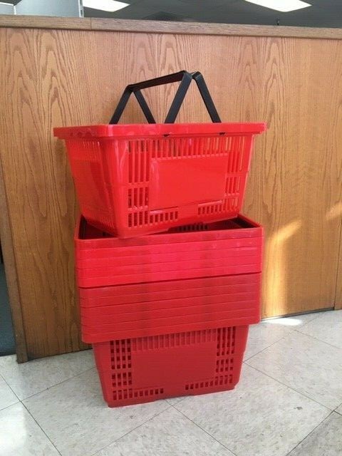 SHOPPING BASKETS "JUMBO SIZE" SET OF 12