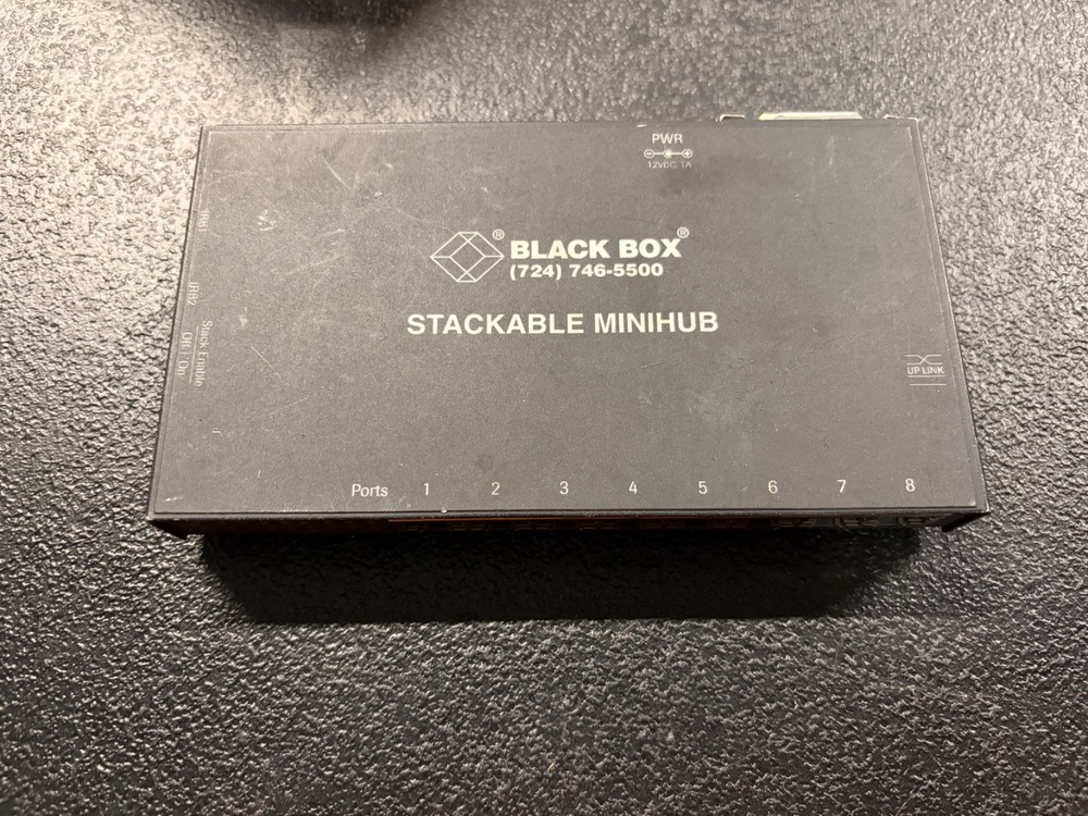 Black Box  Stackable Mini (LE2801A) 8-Ports External Hub stackable