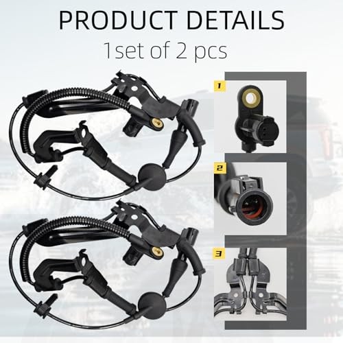 Wheel Speed Sensor ABS Compatible with 2009-2012 Escape 2009-2011 Mariner