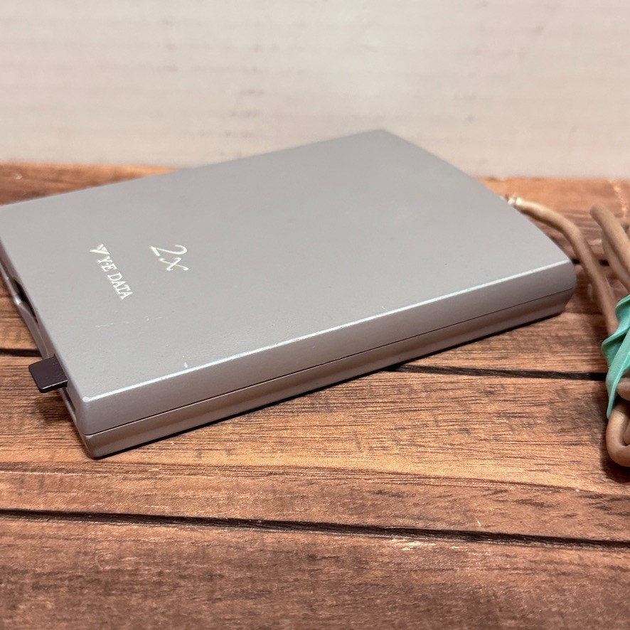 Y-E Data 2x USB External Floppy Disk Drive YD-8U12 w Disk Vintage