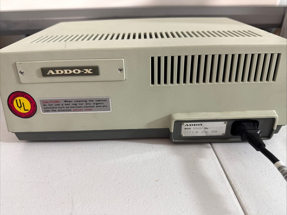 WORKING Vintage 1960s ADDO-X Adding Machine Model 9968J