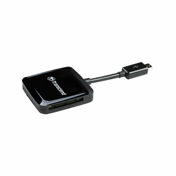 Transcend RDP9 Card Reader OTG for Android Smartphone Tablet Micro SD SDHC SDXC