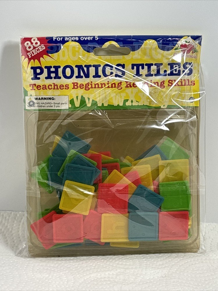Vintage Phonics Tiles Beginning Reading Skills