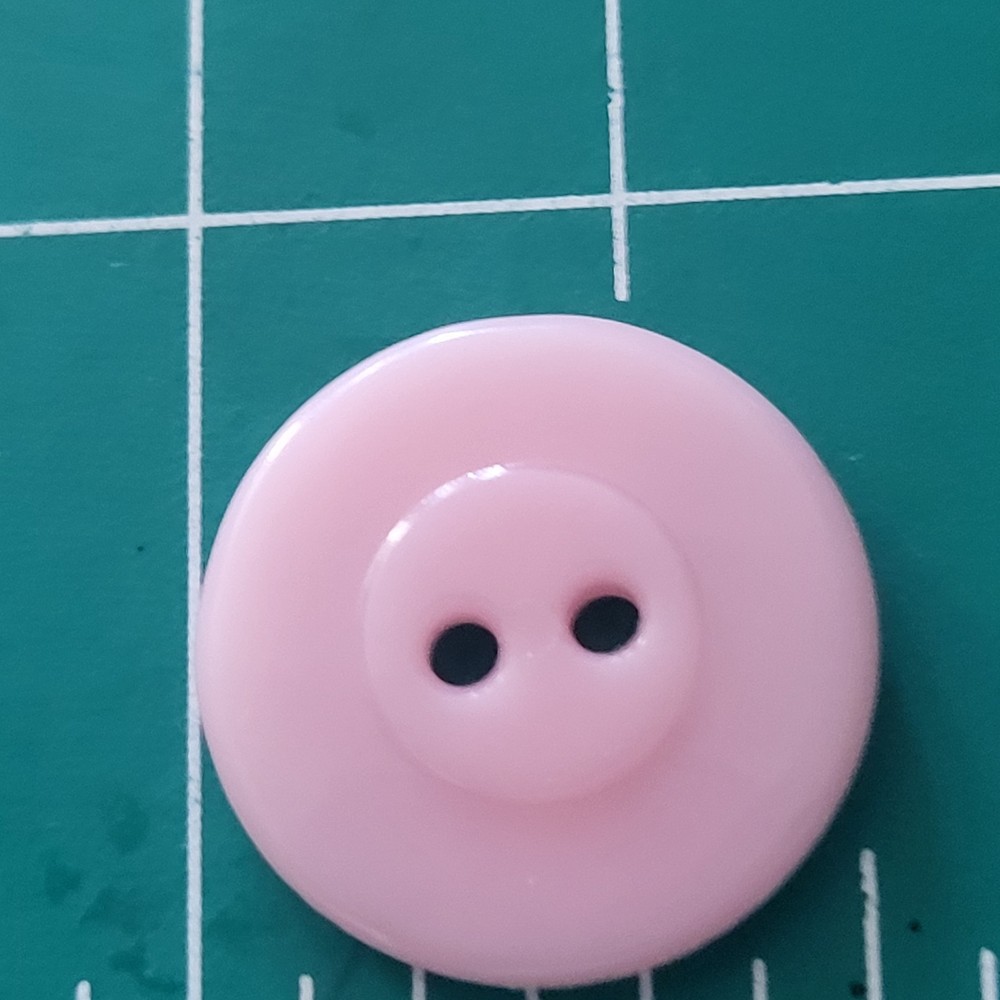 Colt # 4 button pink confirmed pattern 3/4" excellent condition The Owl