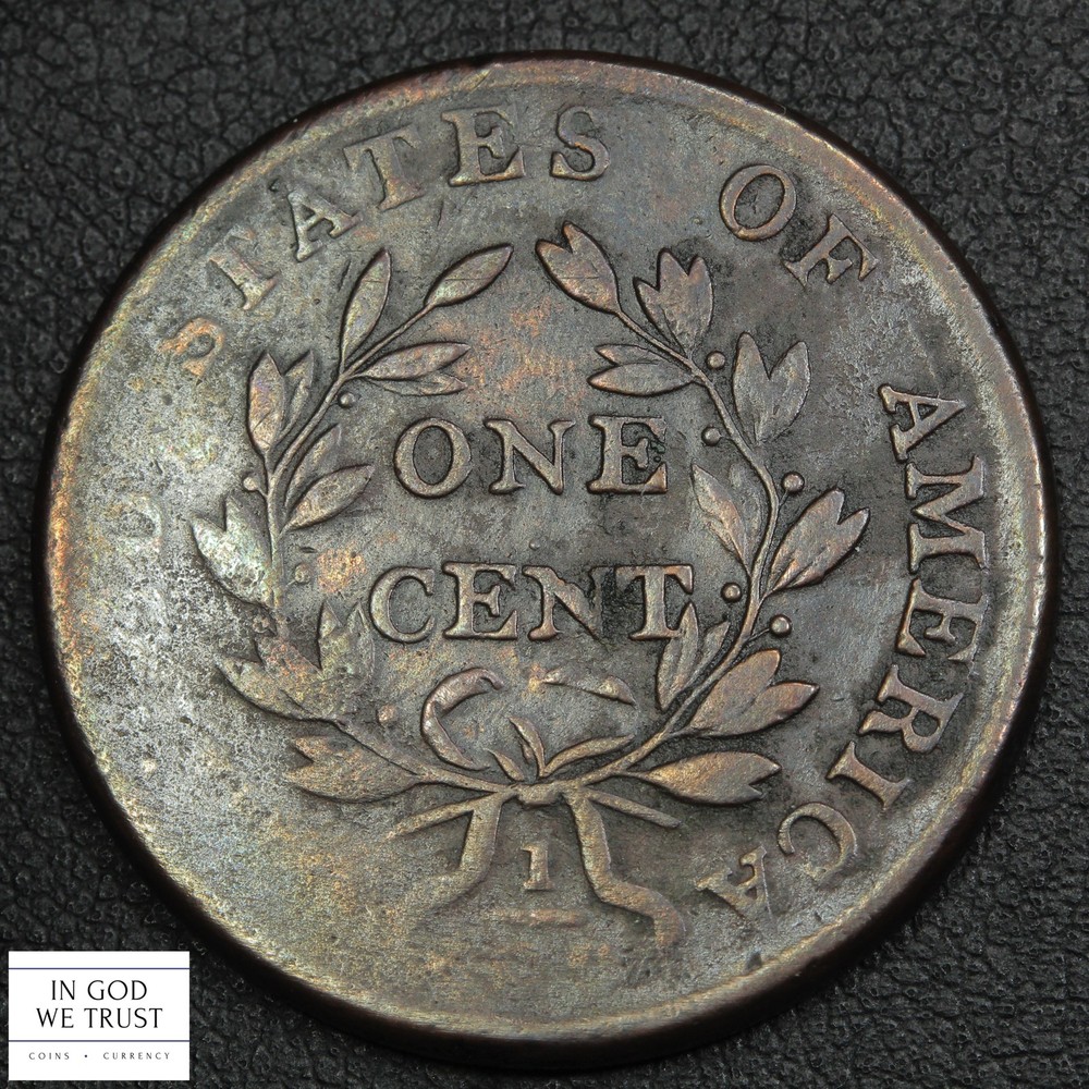 1802 Draped Bust Copper Large Cent 1C - Cleaned