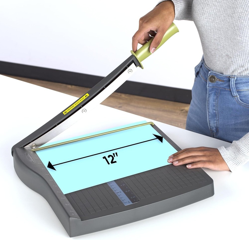 ClassicCut Lite 12" Guillotine Trimmer - Precision Cutting, 10 Sheet Capacity