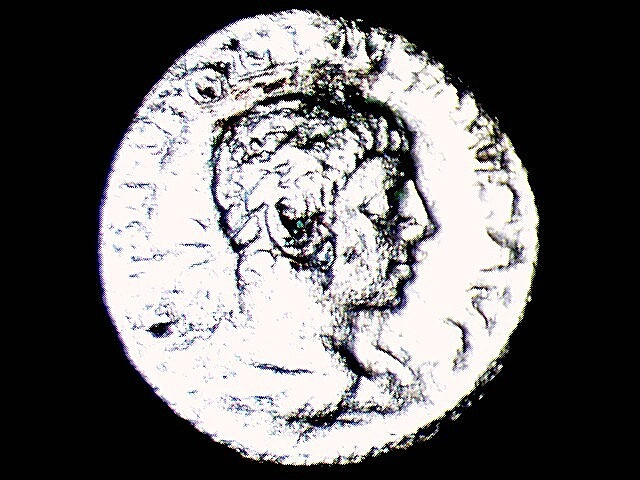 Elagabalus 222AD. AR SILVER Denarius VICTORY #95