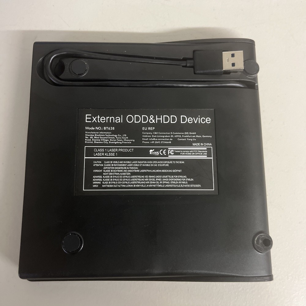 Rioddas External ODD&HDD Device Drive Model BT638