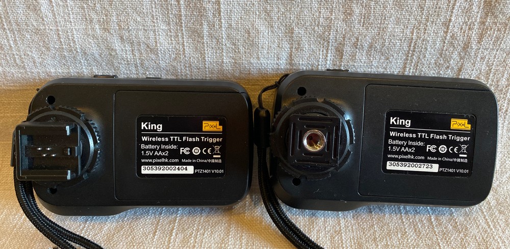 Pixel King Wireless TTL Flash Trigger Transmitter & Receiver, Nice