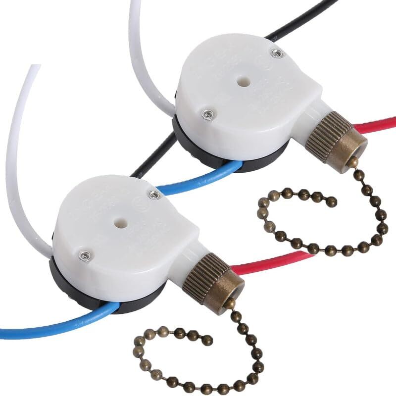 Ceiling Fan Switch Ze208s E89885 3 Speed 4 Wire Fan Light Switch Replacement Par