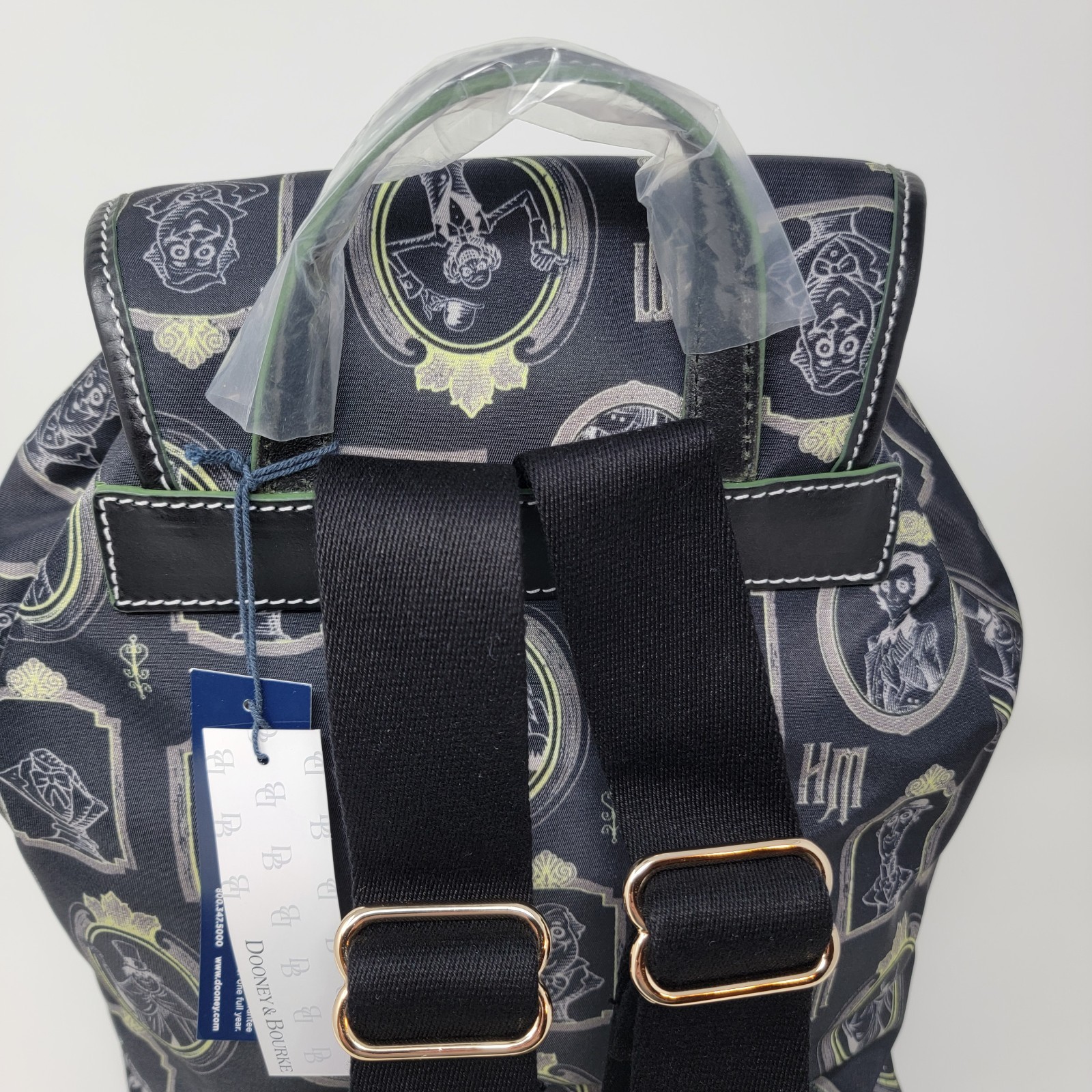 NWT Retired Dooney & Bourke Disney Haunted Mansion HM Portraits Backpack Bag