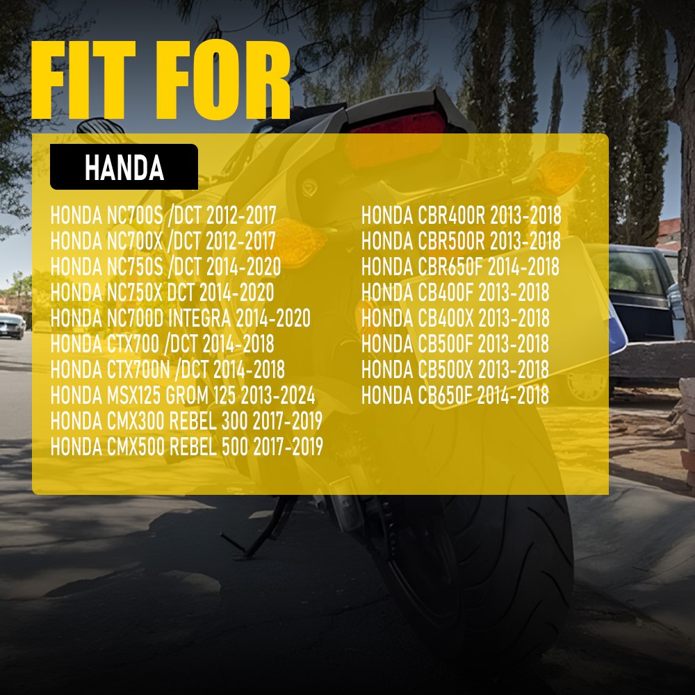 Front/Rear Turn Signal Indicators Lights For Honda CBR500R 13-18 Super Bright