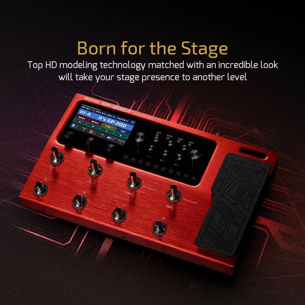 VALETON GP-200R Multi Effects Processor Multi-Effects Guitar Bass Pedal New!!!