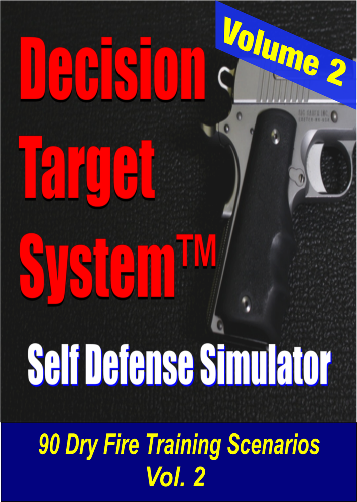 Decision Target System Vol 2 - Dry Fire Laser Training System - 90 Scenarios