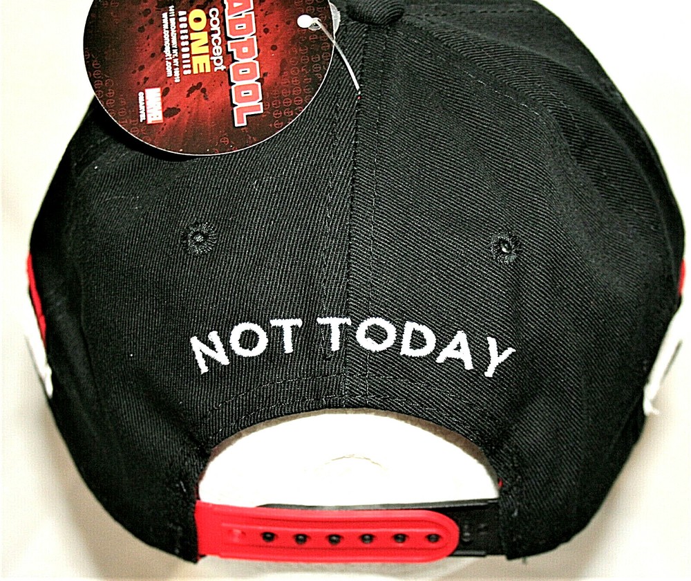 Marvel Comics Deadpool Nope Not Today Baseball Trucker Cap Hat New Tags OSFM