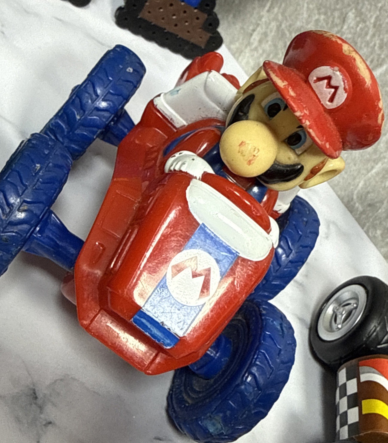 Lot Of 6 - Vintage Super Mario Bros. Mariokart Toys Licensed And Unlicensed