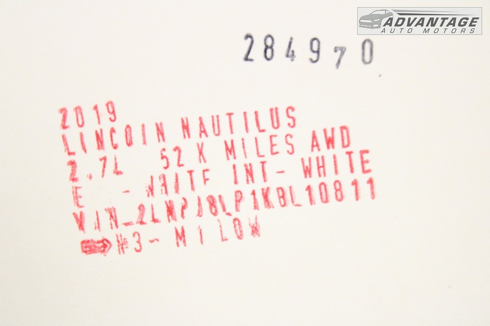2019 LINCOLN NAUTILUS INTERIOR TEMP TEMPERATURE HUMIDITY SENSOR OEM