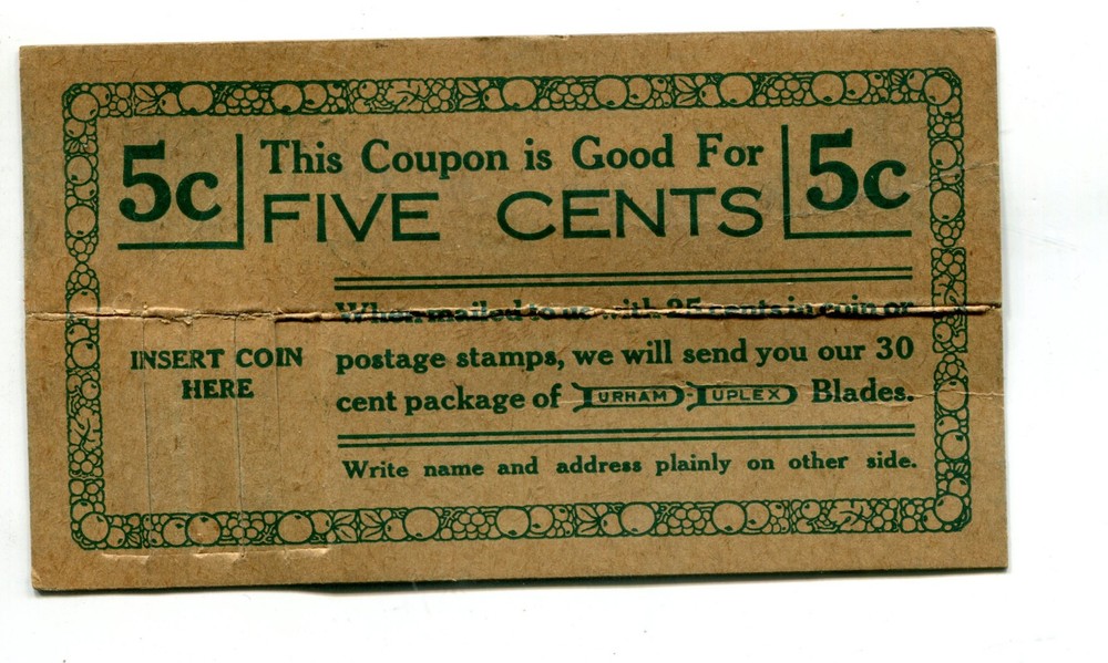 2 Durham Razor Coupons