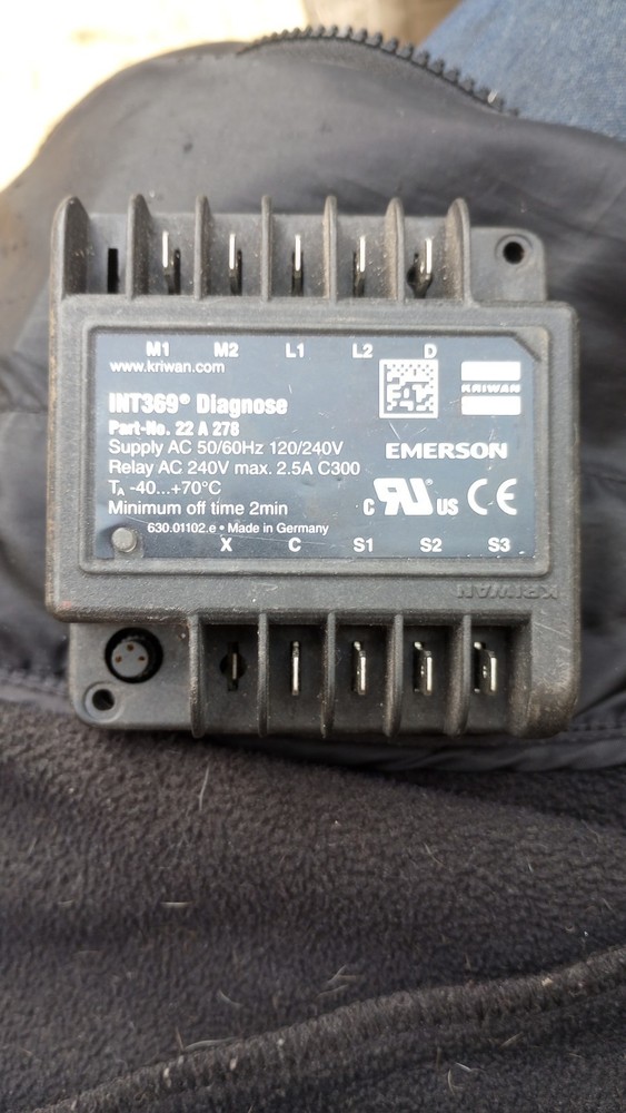 KRIWAN INT369 Diagnose motor protection module