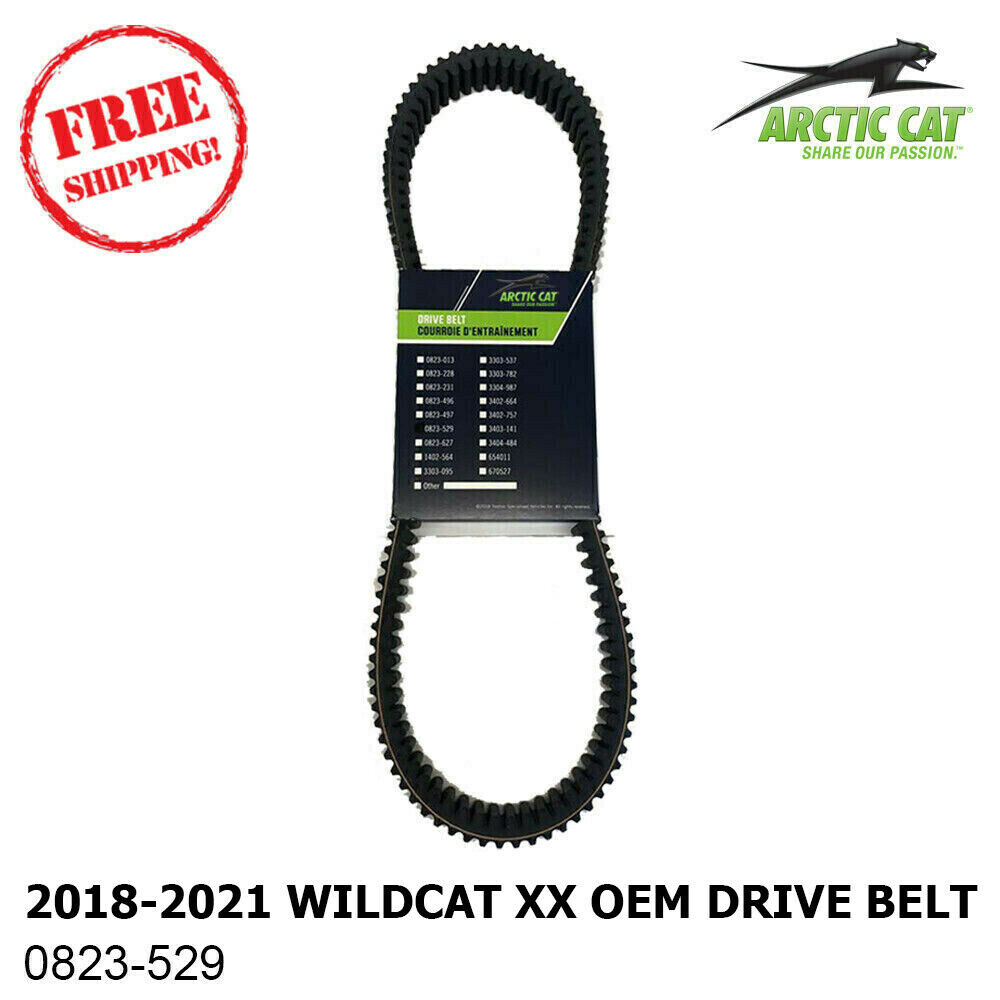 2018-2023 Wildcat XX Belt Arctic Cat / Textron Off Road OEM Drive Belt 0823-529
