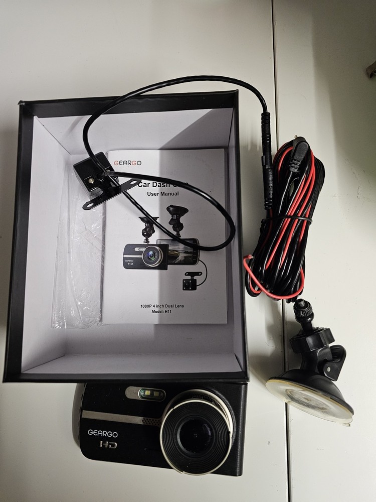 GearGo Dash Cam - Model H11 - Open Never Used